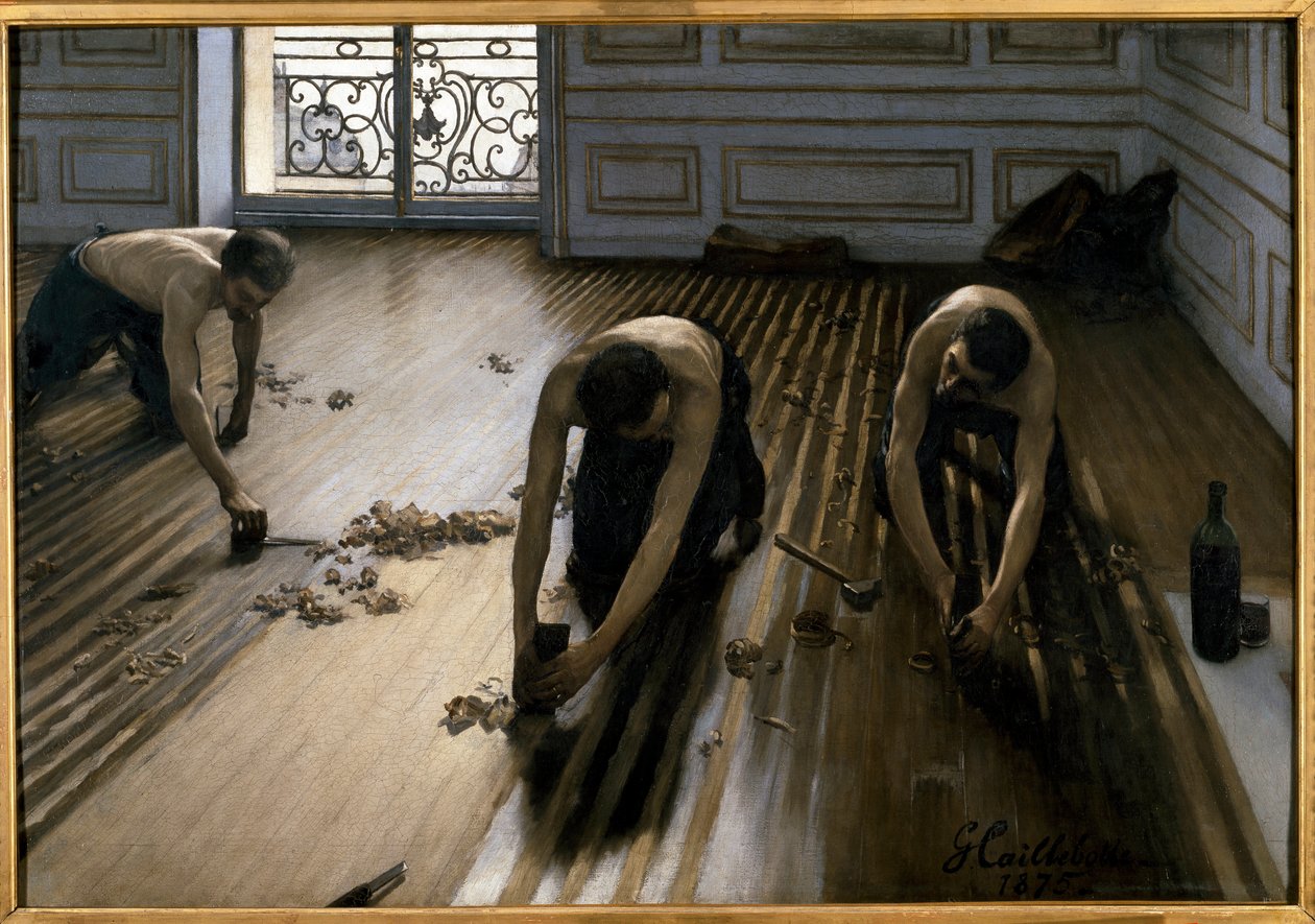 Die Bodenschaber von Gustave Caillebotte