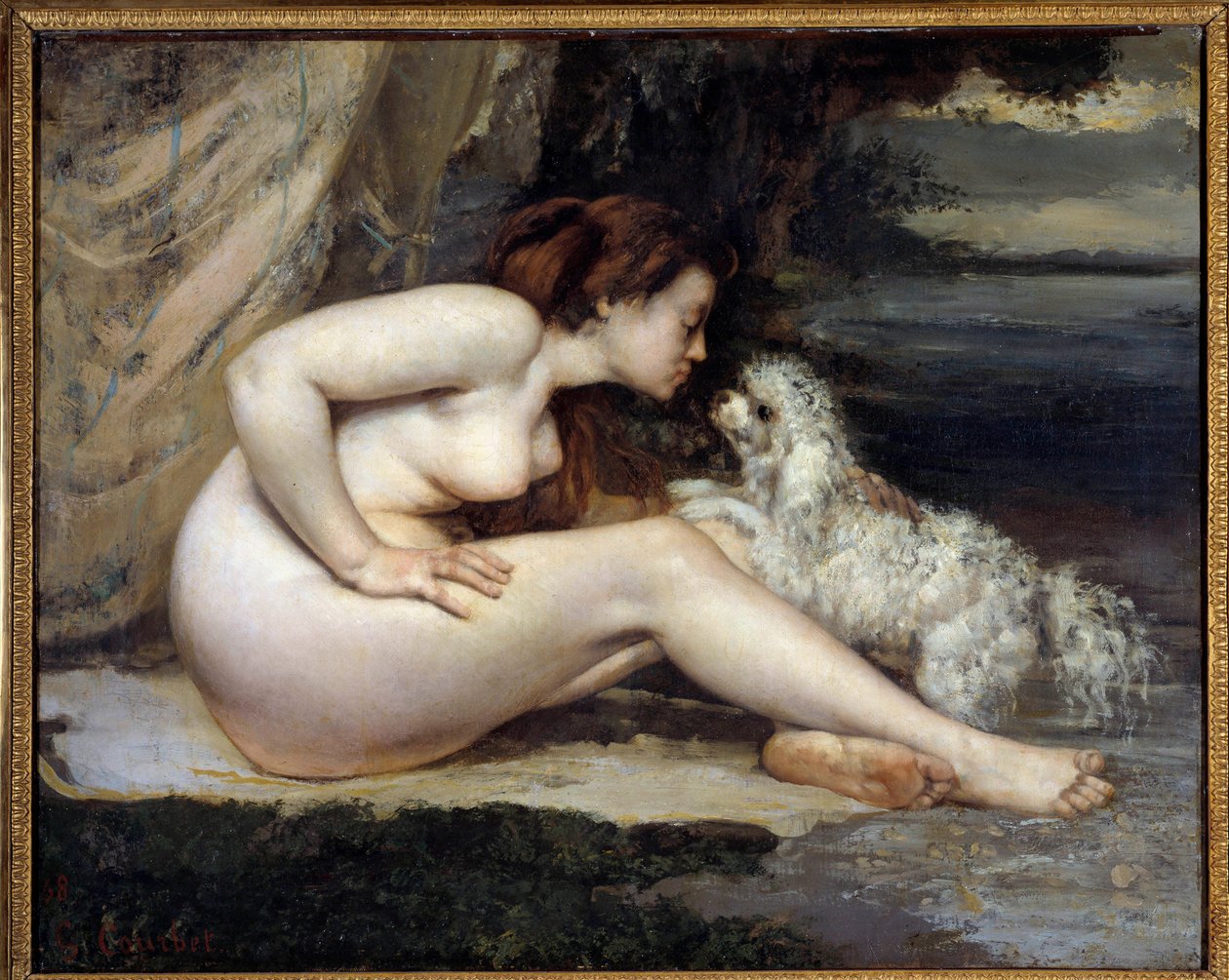Porträt von Leontine Renaude von Gustave Courbet