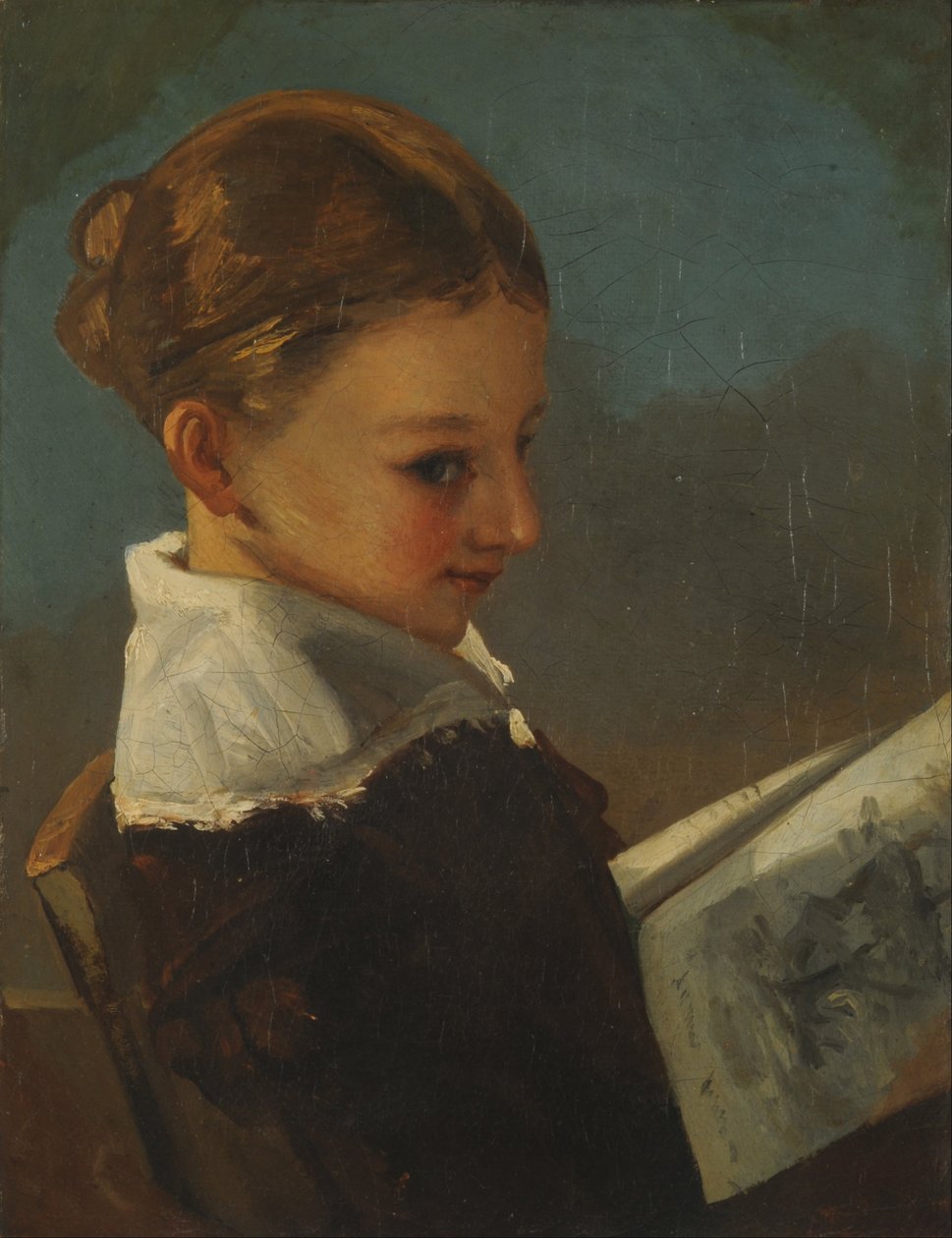 Julieta Courbet im Alter von zehn Jahren von Gustave Courbet