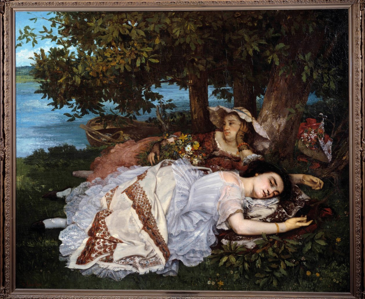 Die Damen von den Ufern der Seine von Gustave Courbet