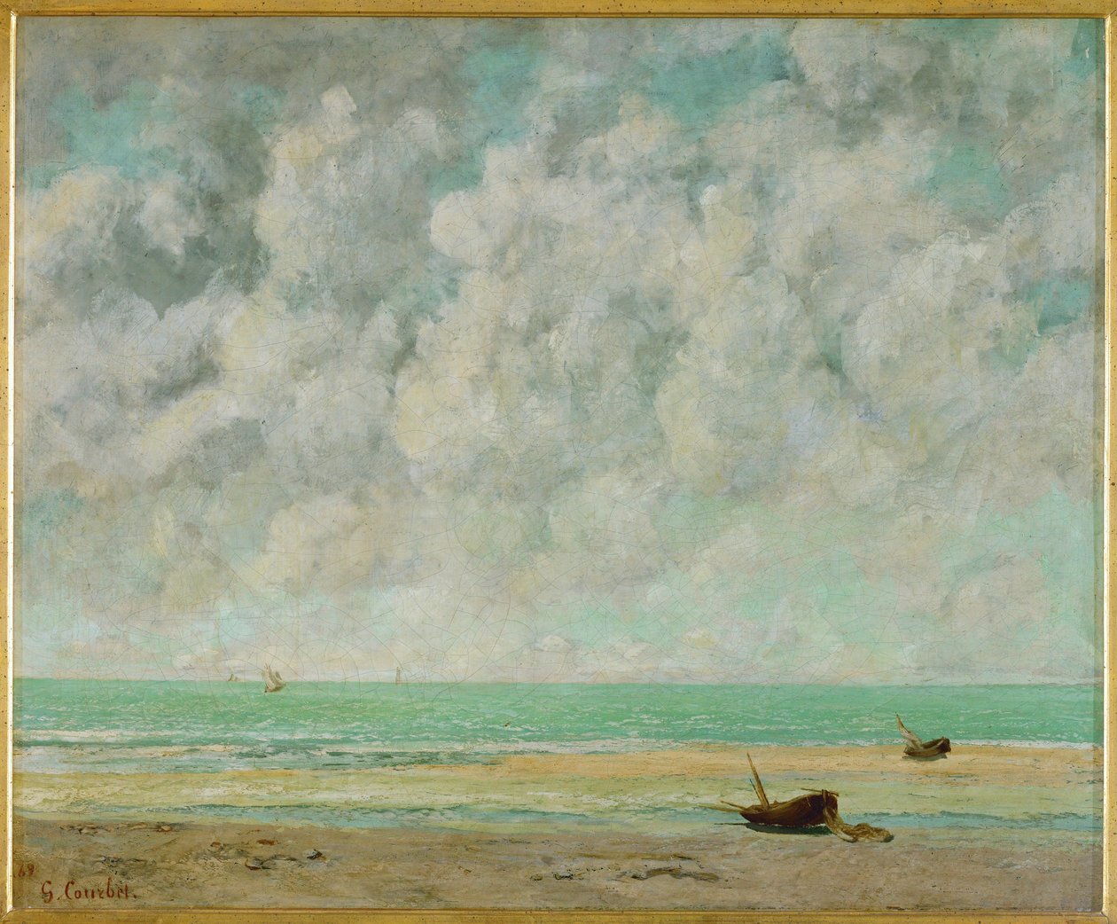 Mer calme von Gustave Courbet
