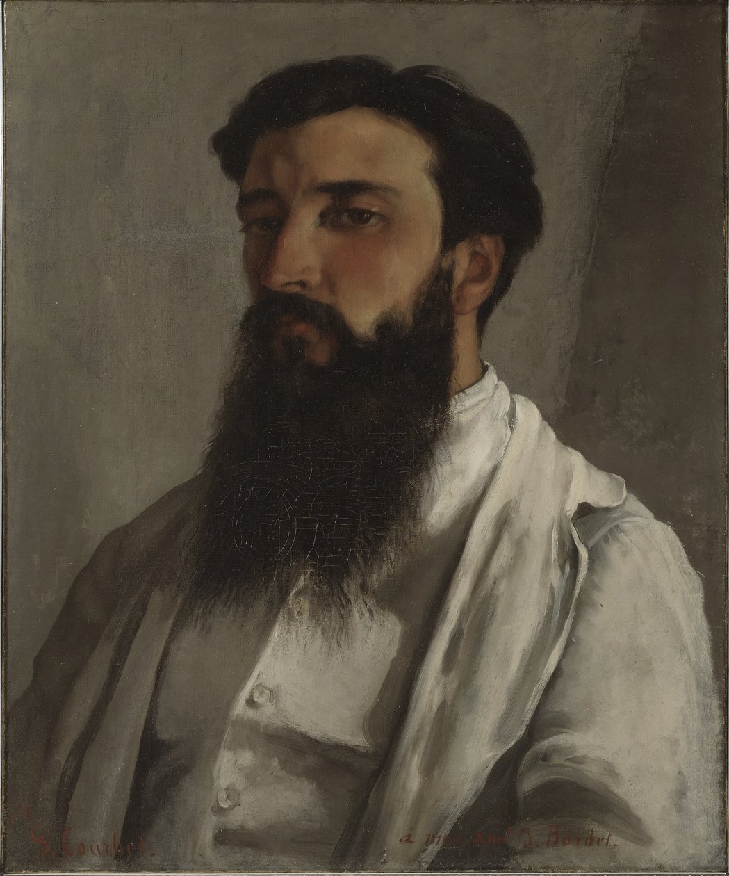 Porträt von Jules Bordet von Gustave Courbet