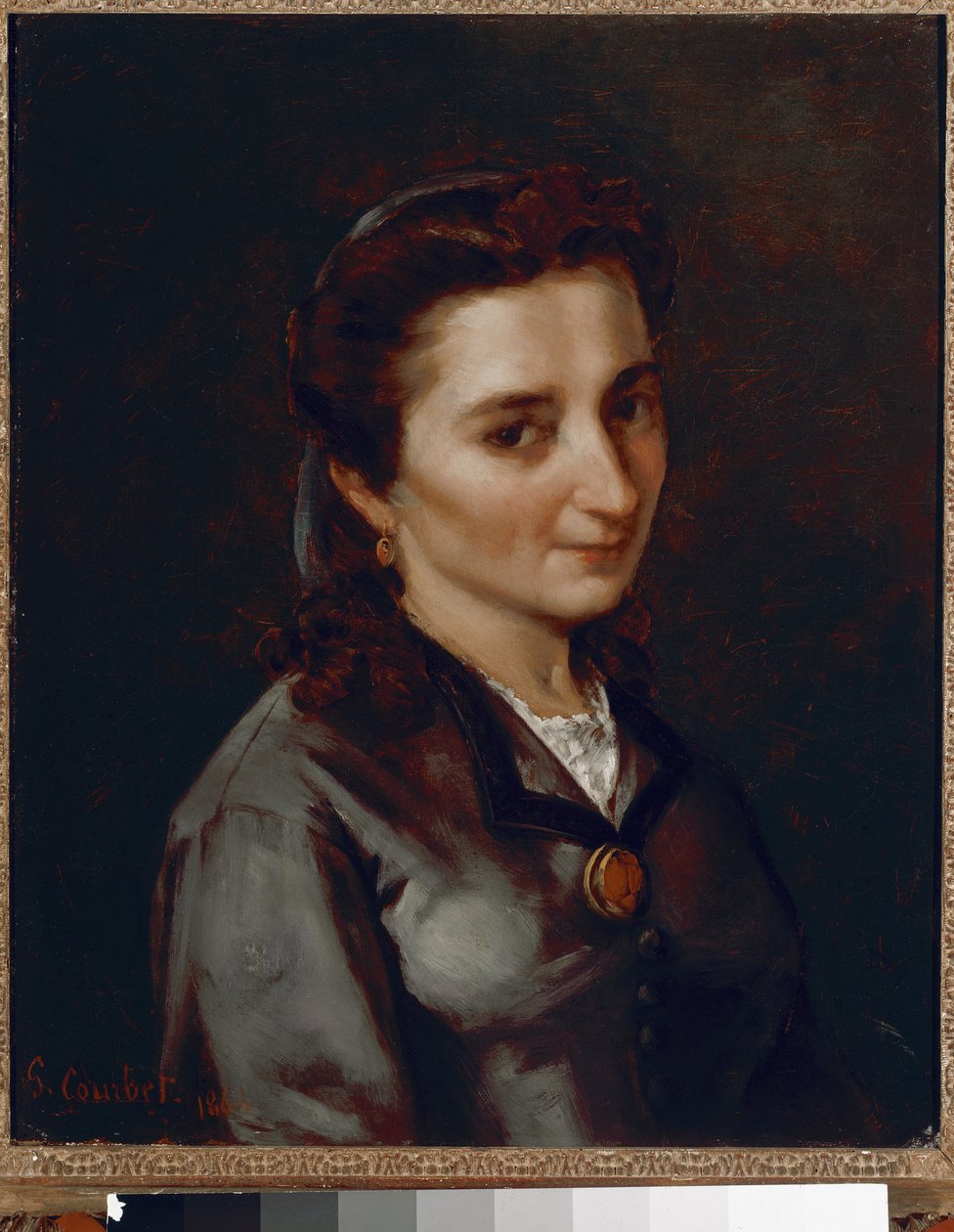 Porträt von Madame Buchon (Gemälde von Gustave Courbet) von Gustave Courbet