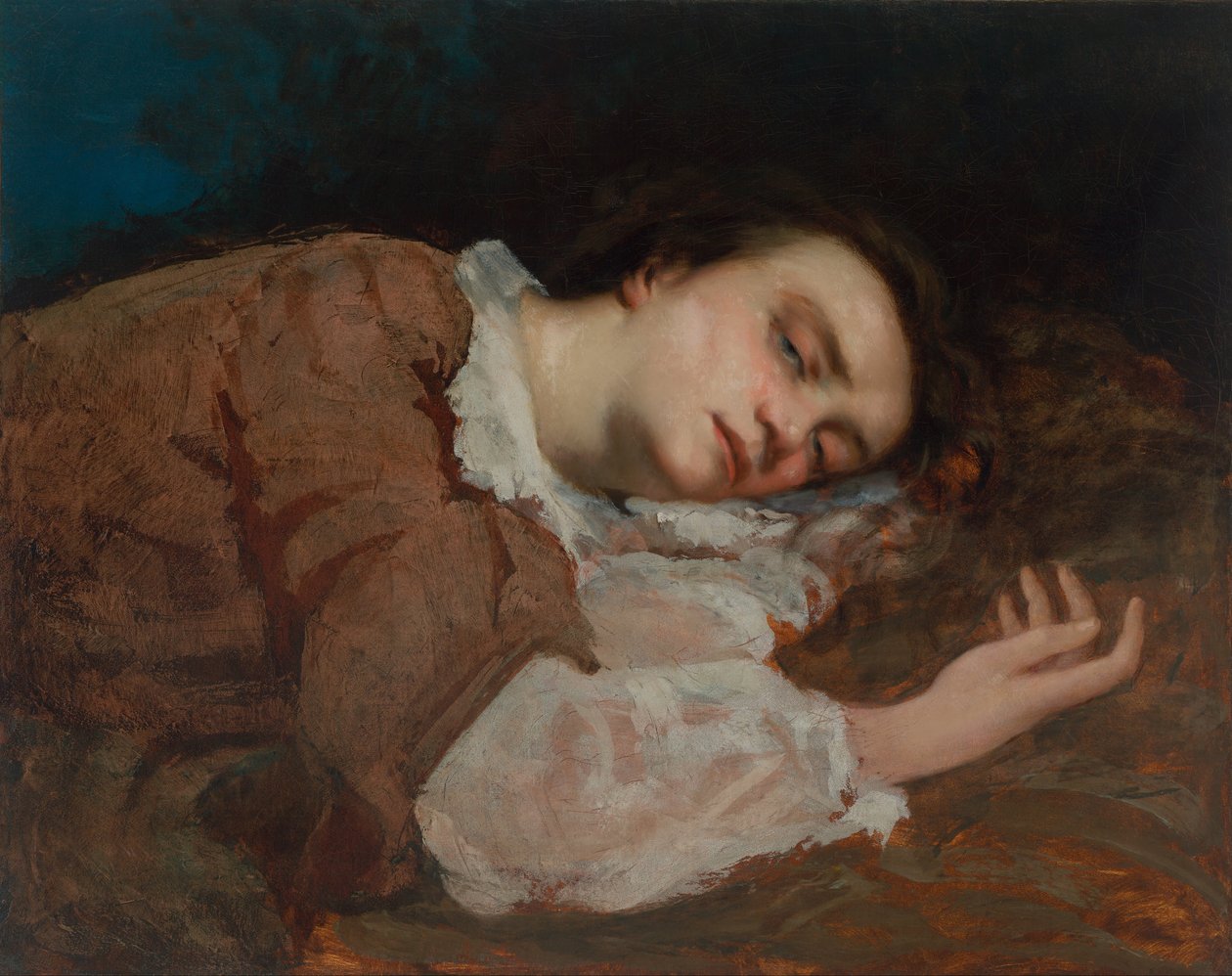 Studie für Les Demoiselles des bords de la Seine, 1856 von Gustave Courbet