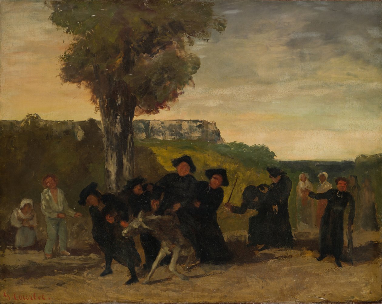 Die Rückkehr vom Treffen, 1863 von Gustave Courbet