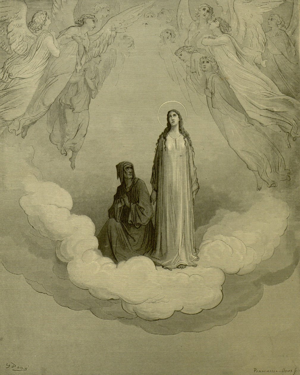 Gustave Doré - Paradiso, c. XXI, v. 1-3 von Gustave Dore