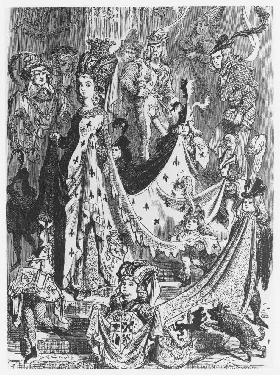 Eine Königin, Illustration aus 