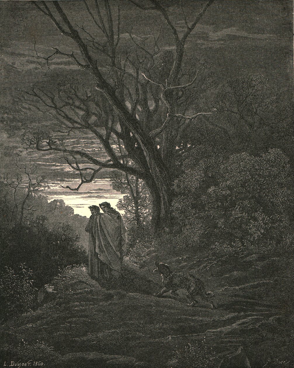 Er, sobald er sah, dass ich weinte von Gustave Dore