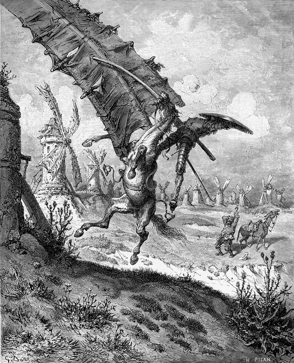 Illustration zum Buch Don Quijote von der Mancha von M. de Cervantes, 1863 von Gustave Dore