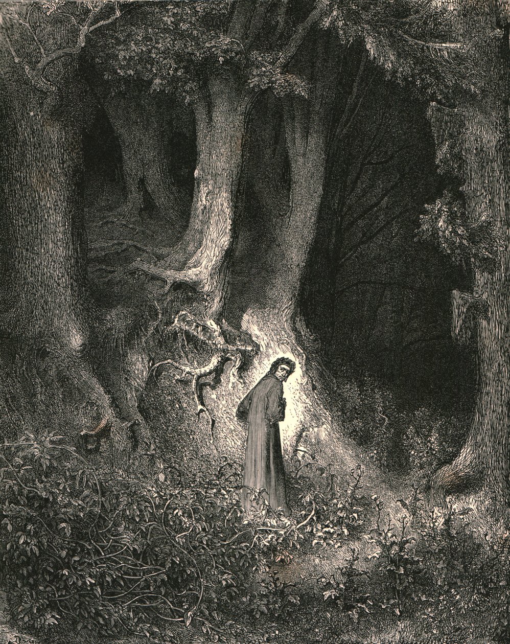 In der Mitte unseres sterblichen Lebens, ca. 1890 von Gustave Dore