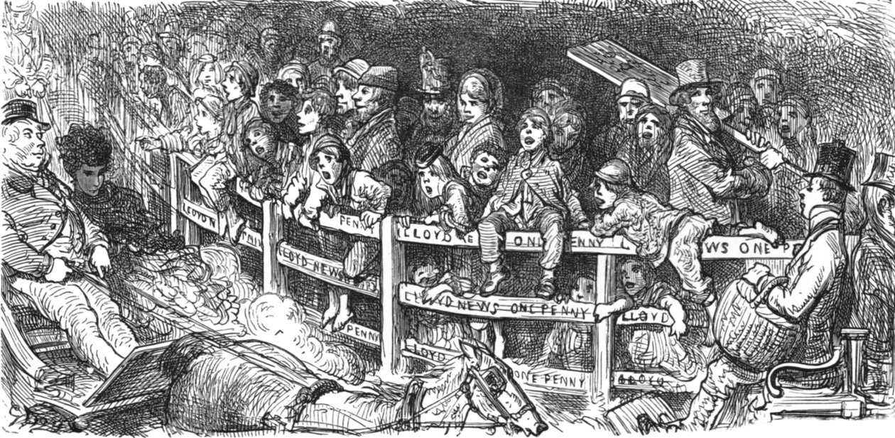 Auf der Straße, 1872 von Gustave Dore
