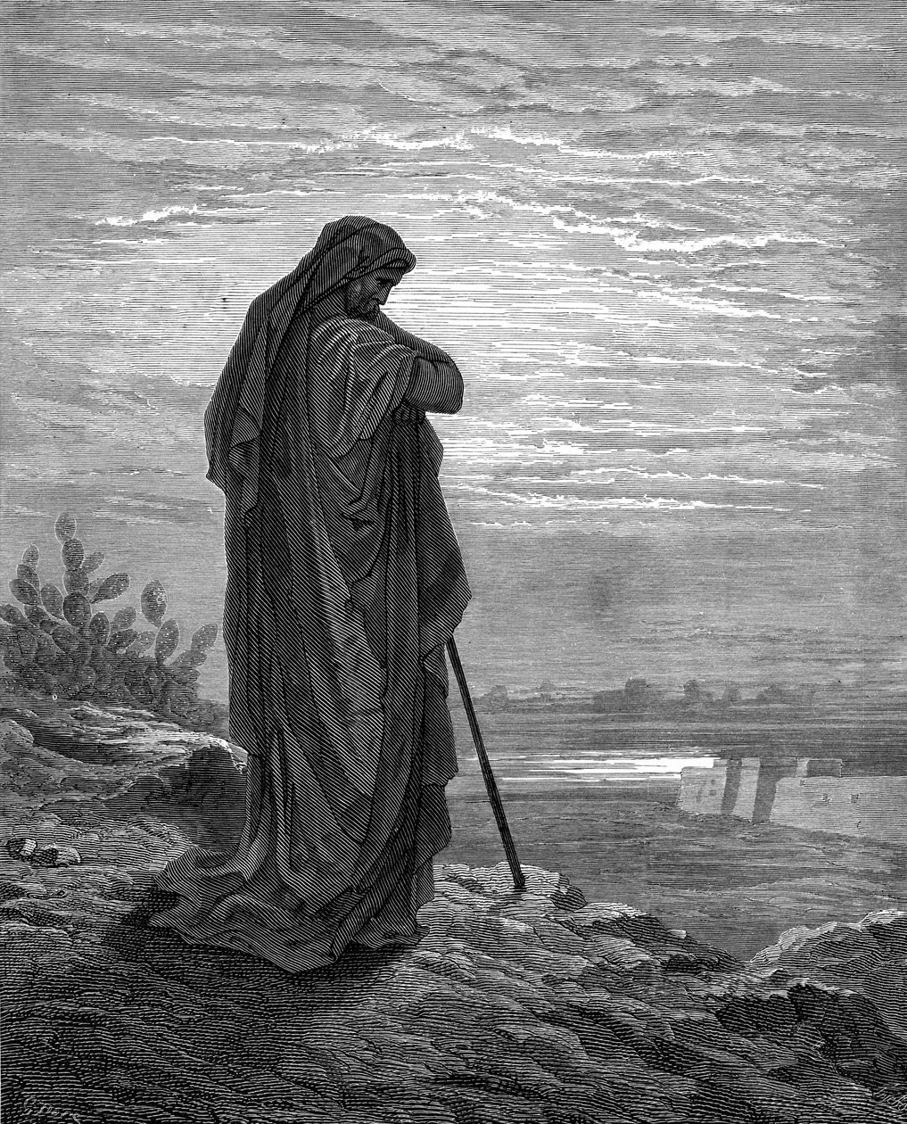 Prophet Amos, Gravur von Gustave Doré - Bibel von Gustave Dore
