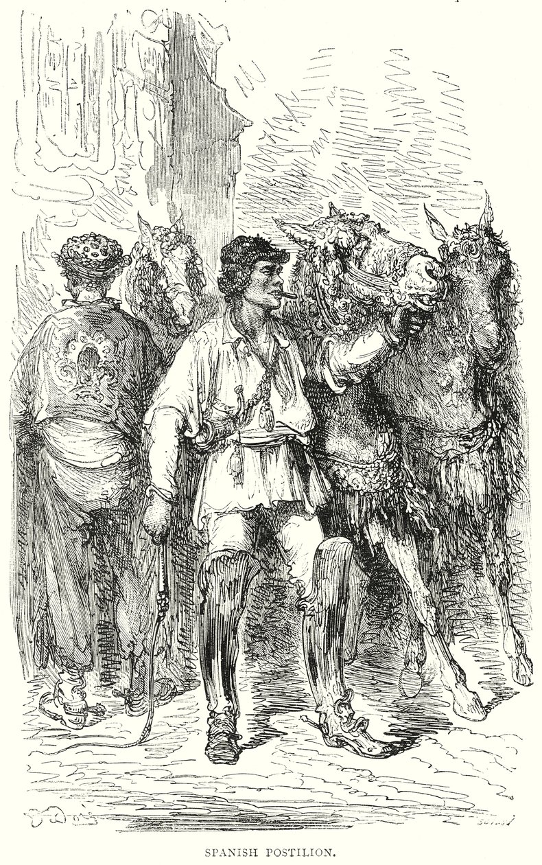 Spanischer Postillion von Gustave Dore