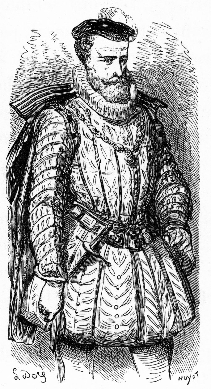 Sully (Maximilian von Béthune, Baron de Rosny, Herzog von Sully) von Gustave Dore