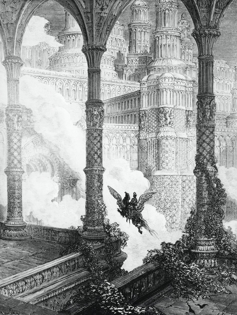 Der Wahnsinn des Orlando von Gustave Dore