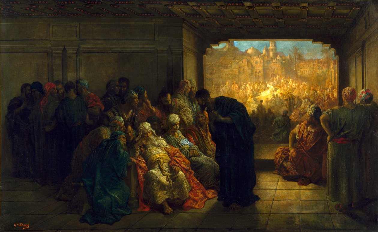 Das Haus des Kaiphas, 1875 von Gustave Dore