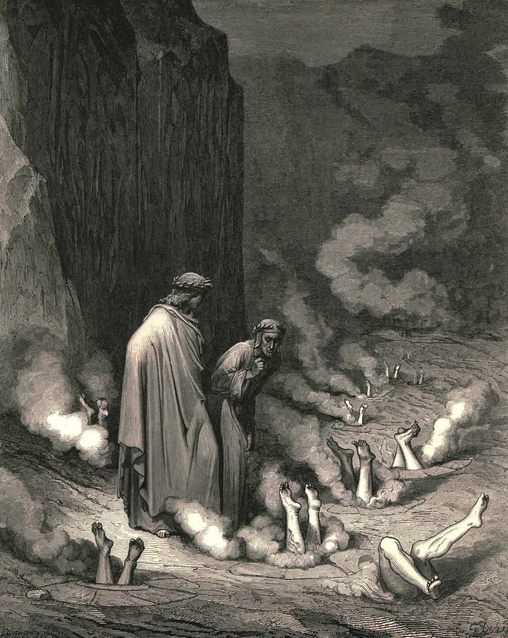 Da stand ich wie der Mönch, der einen Mörder zum Tode beichtet von Gustave Dore
