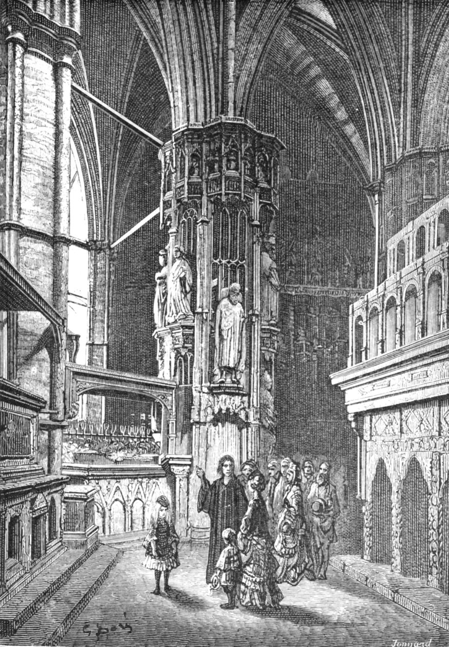 Westminster - Die Runde der Abtei, 1872 von Gustave Dore
