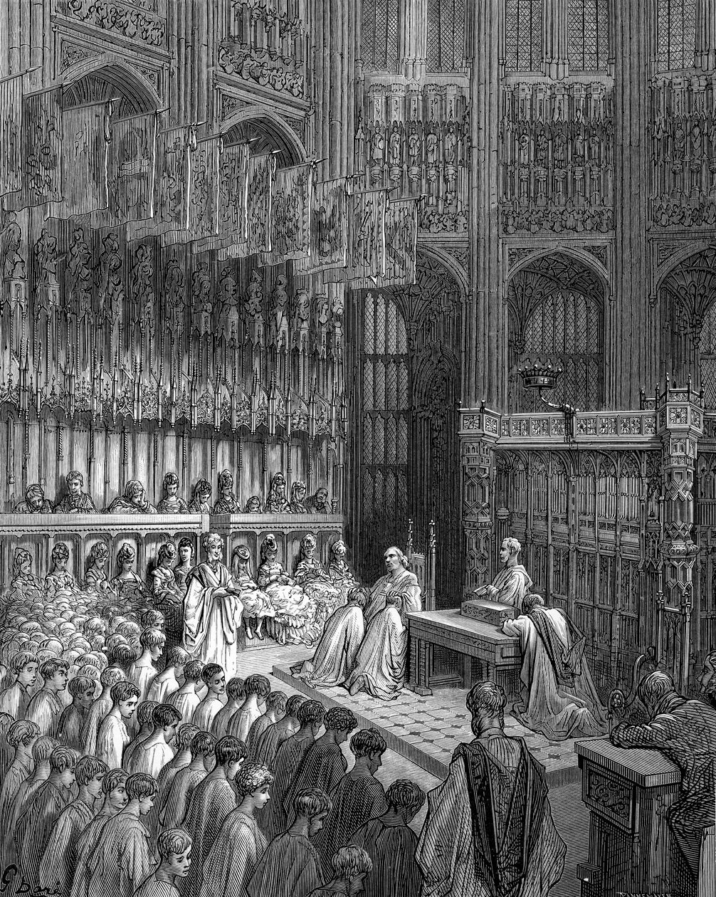 Westminster Abbey - Konfirmation der Westminster Boys von Gustave Dore
