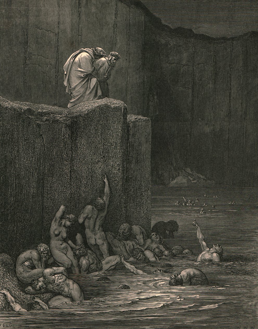 Warum beugst du dich so gierig über mich, um 1890 von Gustave Dore