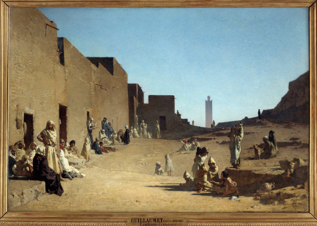 Laghouat. Algerische Sahara. Gemälde von Gustave Guillaumet (1840-1887) von Gustave Guillaumet