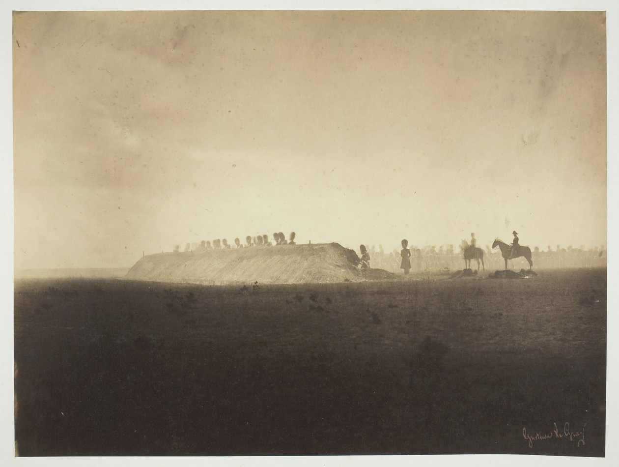 Chalons Lager: Manöver am 3. Oktober von Gustave Le Gray