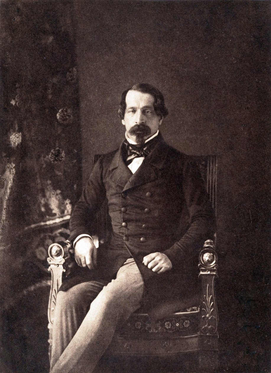 Louis Napoleon Bonaparte (1808-1873), zukünftiger Kaiser Napoleon III, hier als 1. Präsident der französischen Republik, Foto von Gustave Le Gray von Gustave Le Gray