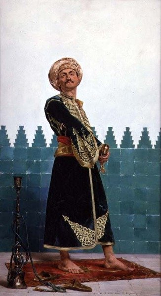 Ein arabischer Wächter von Gustave Leon Antoine Marie Popelin