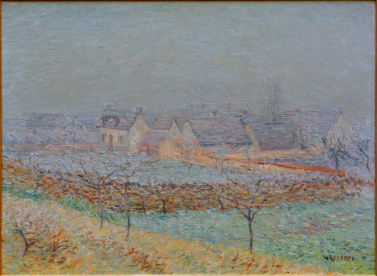 Das Dorf im Frühling – Tal der Seine bei Damps von Gustave Loiseau