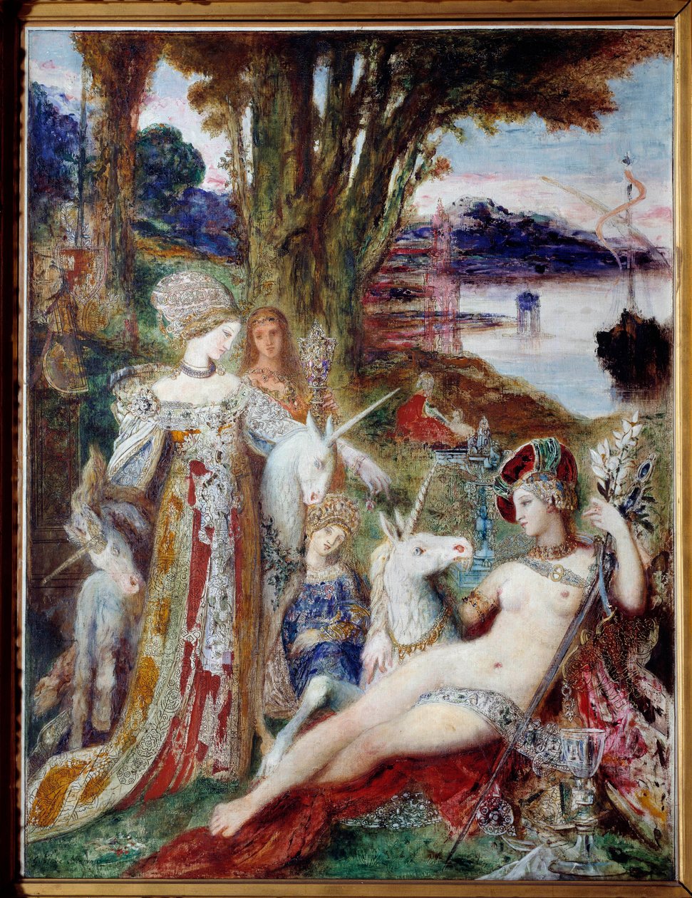 Die Einhörner von Gustave Moreau