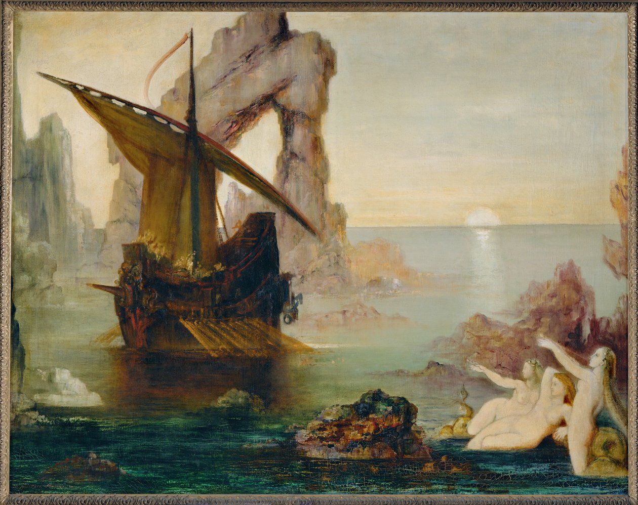 Odysseus und die Sirenen von Gustave Moreau