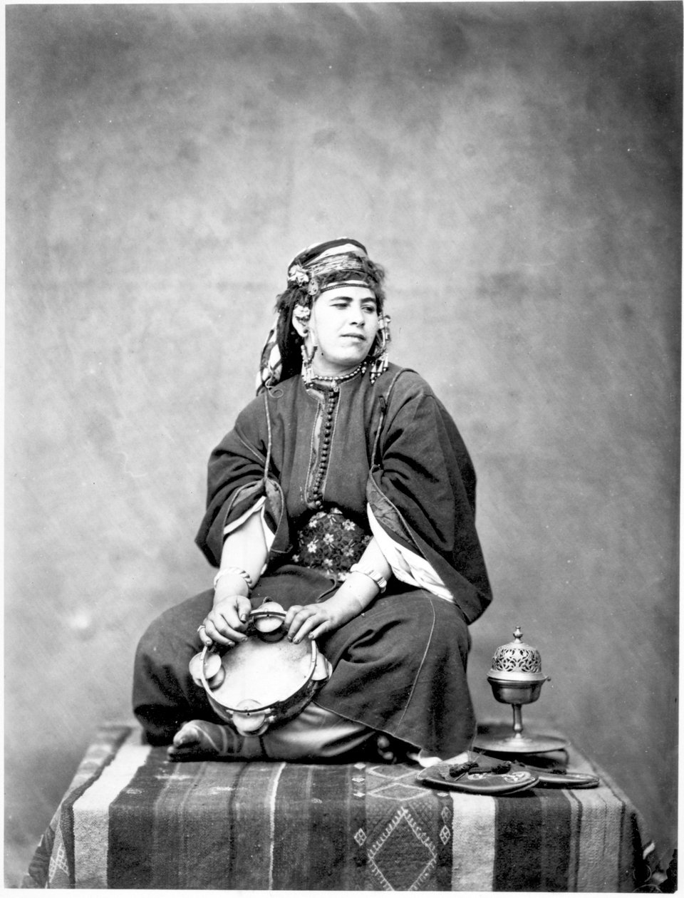 Haremsklavin, Algerien, 1859 von Gustave de Beaucorps