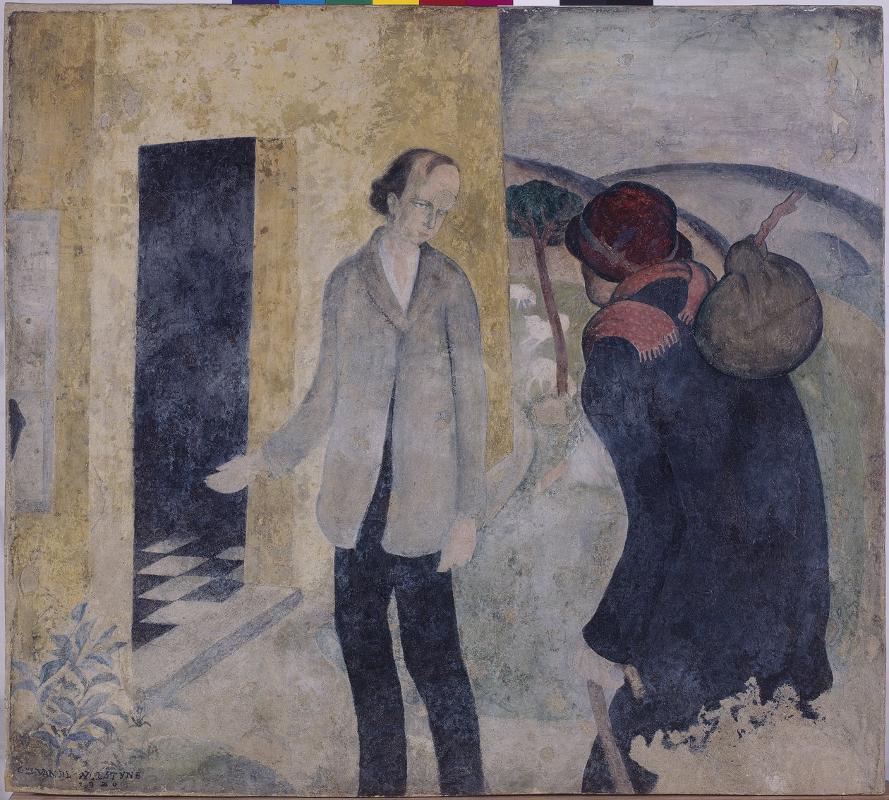 Gastfreundschaft gegenüber Fremden von Gustave Van de Woestyne