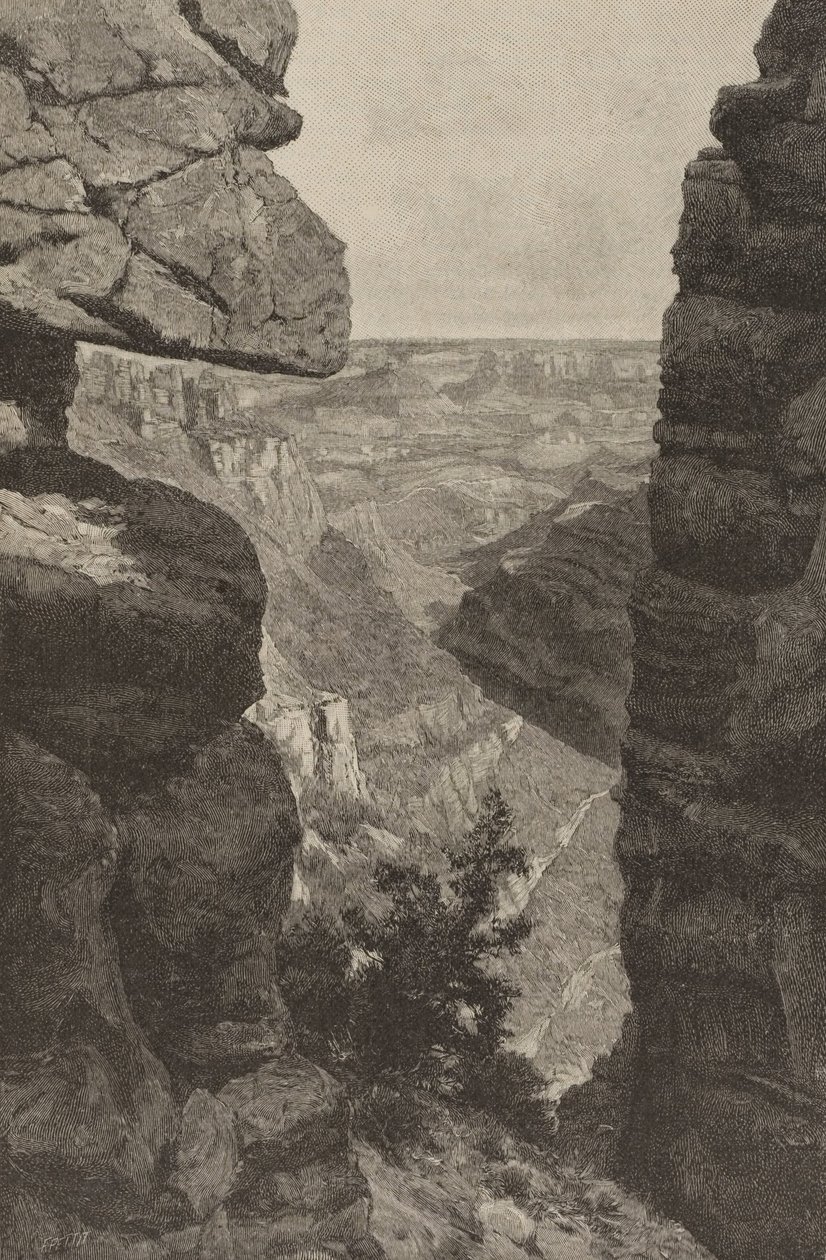 Grand Canyon des Colorado, Blick vom Hance Trail von H. Bolton Jones
