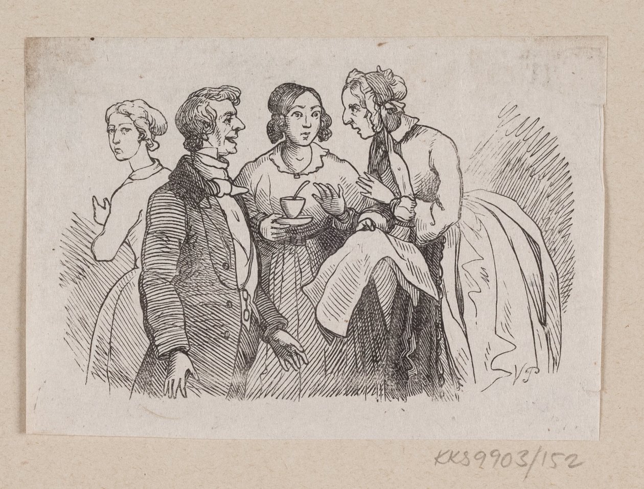 Illustration zu "Es ist ganz gewiss" in H.C. Andersen, "Märchen und Geschichten", Band 2 von H.P. Hansen