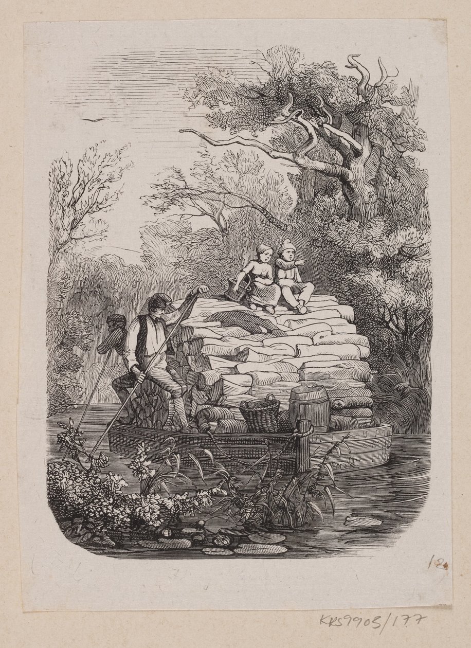 Illustration zu "Ib und kleine Christine" in H.C. Andersen, "Märchen und Geschichten", Band 2 von H.P. Hansen