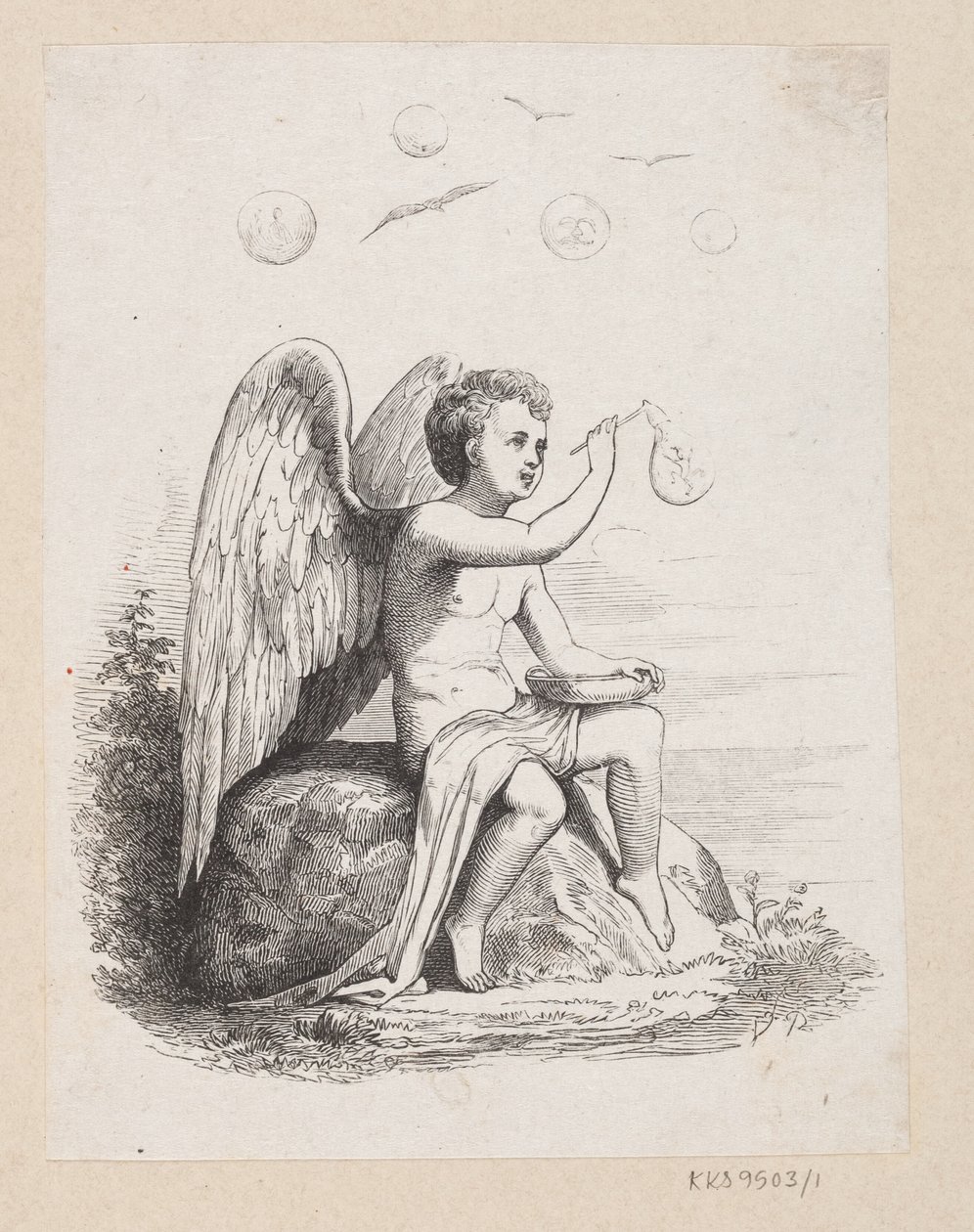 Zwischentitel Nr.1 zu H.C. Andersen, "Märchen und Geschichten", Band 1 von H.P. Hansen