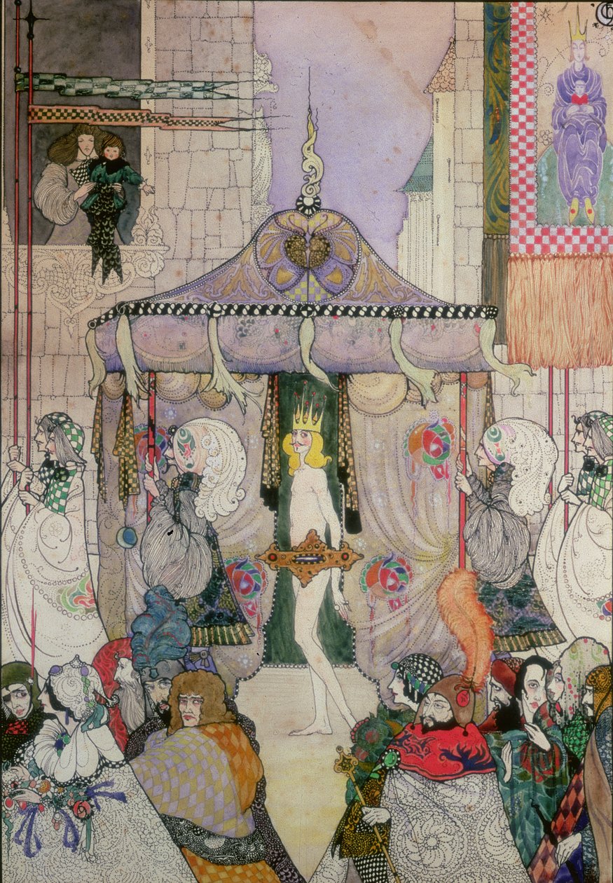 Illustration zu Des Kaisers neue Kleider von Hans Christian Andersen (1805-75) von H. Clarice