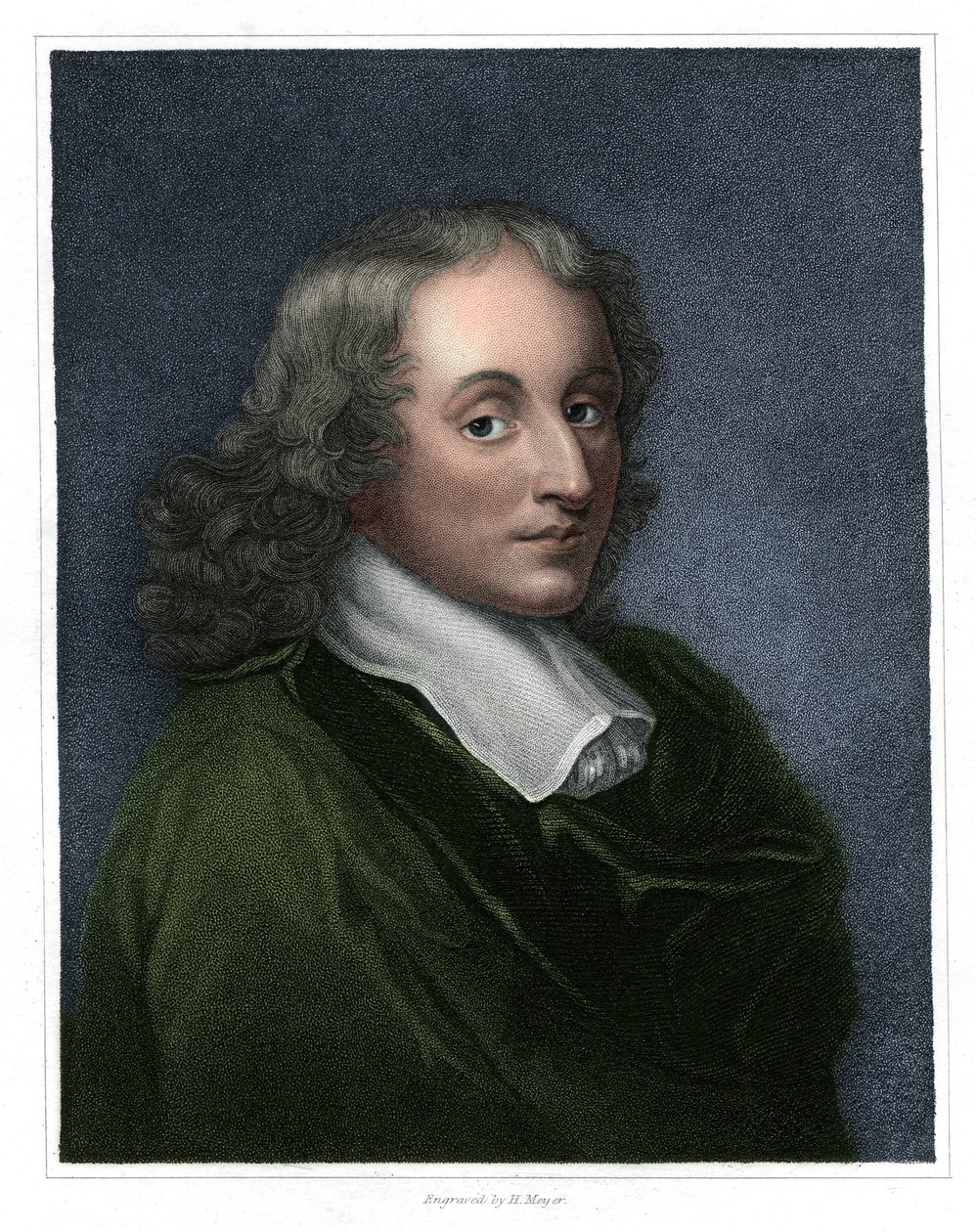 Blaise Pascal, französischer Philosoph, Mathematiker, Physiker und Theologe, 1833 von H Meyer