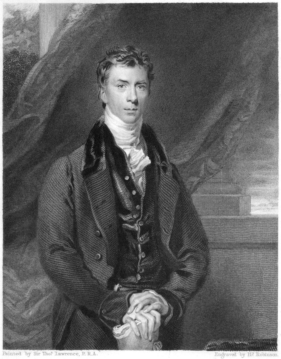 Henry Peter Brougham, 1. Baron Brougham und Vaux, schottischer Anwalt und Politiker, 1833 von H. Robinson