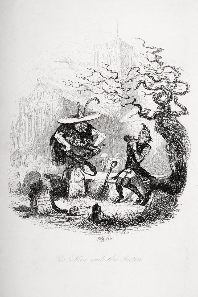 Der Kobold und der Küster, Illustration aus 