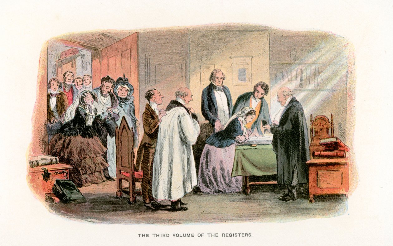 Illustration für Little Dorrit von Hablot Knight (1815-92) (after) Browne