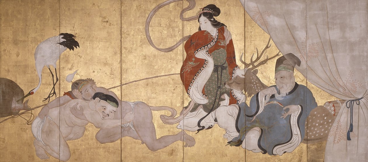 Sieben Götter des Glücks von Hanabusa Itcho