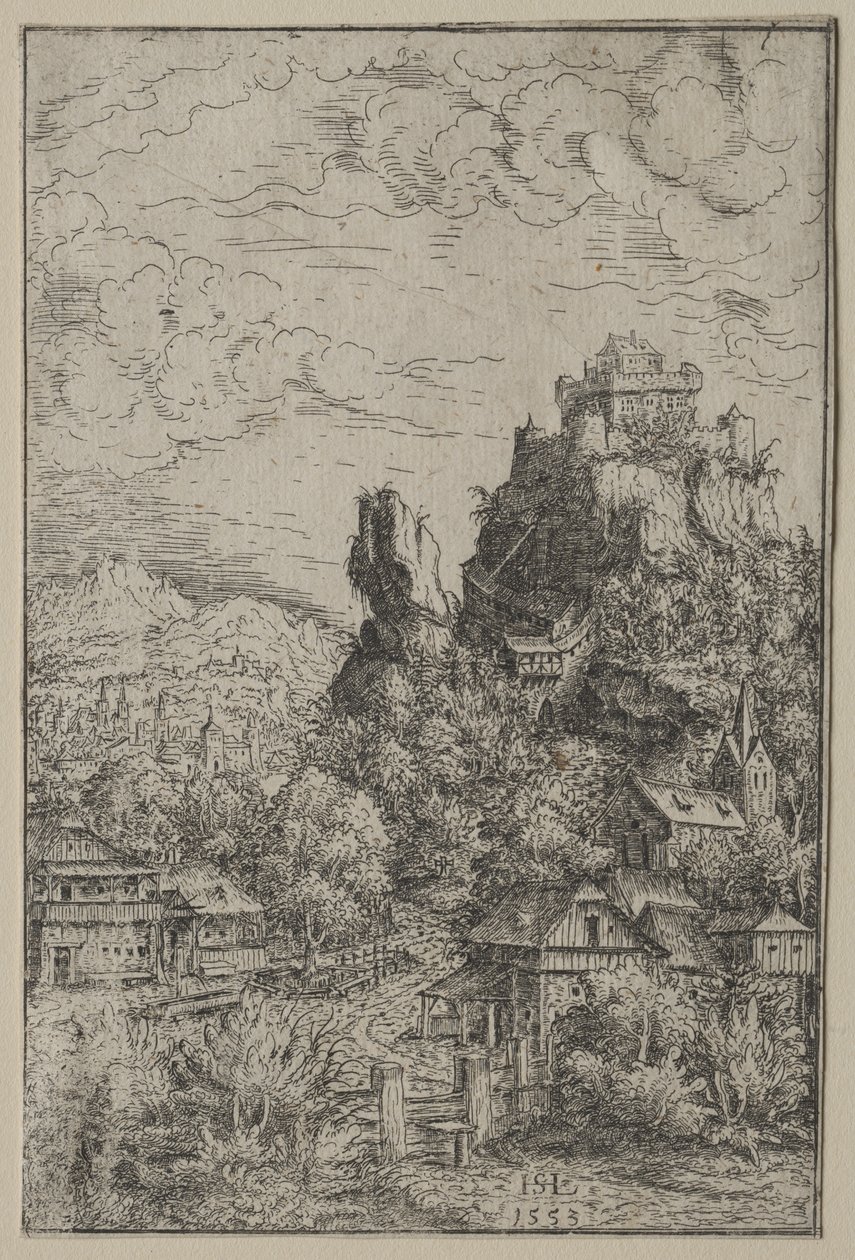 Landschaft mit einem Schloss von Hanns Lautensack