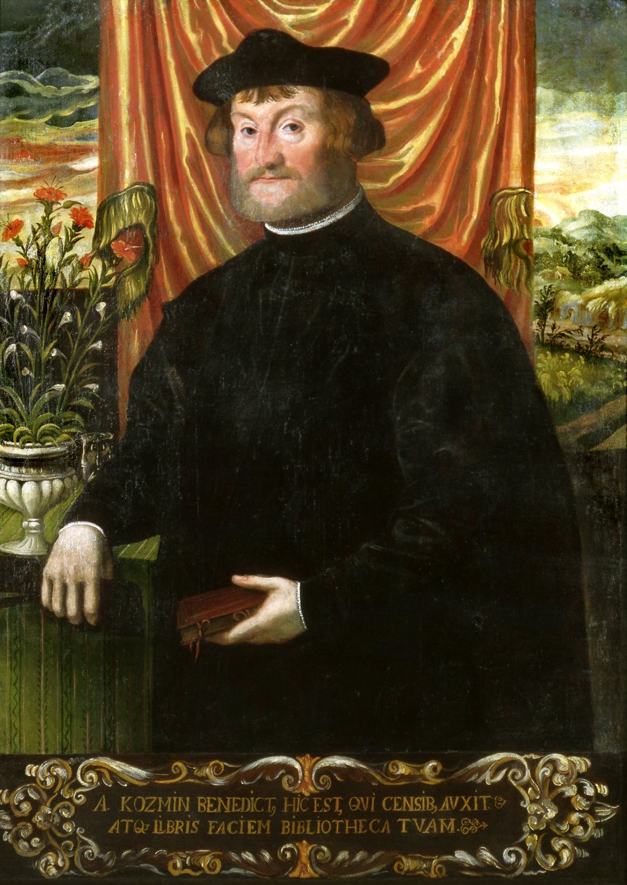 Porträt von Benedykt Komiczyk von Komin von Hans Holbein der Jüngere