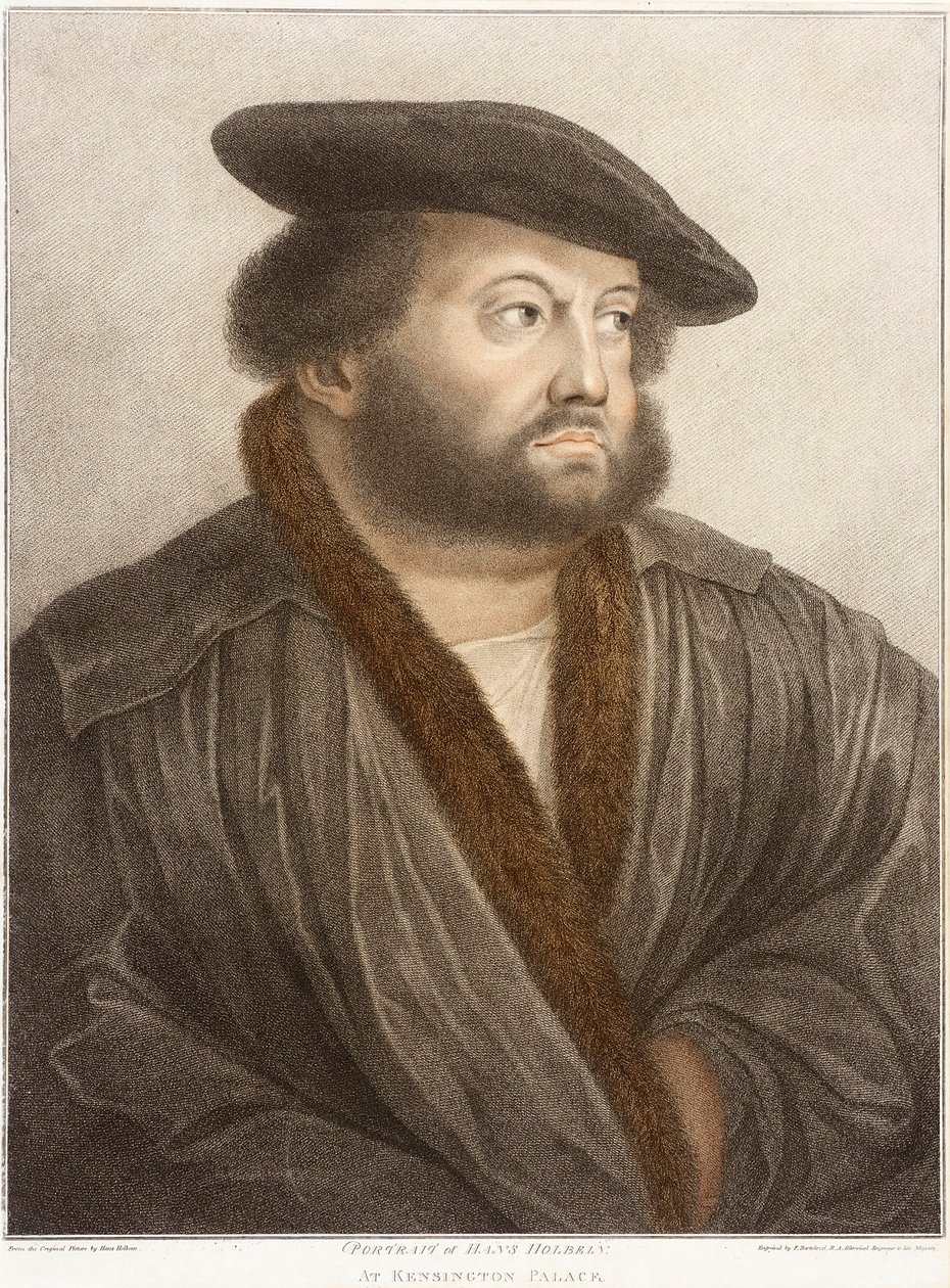 Porträt von Hans Holbein von Hans Holbein der Jüngere