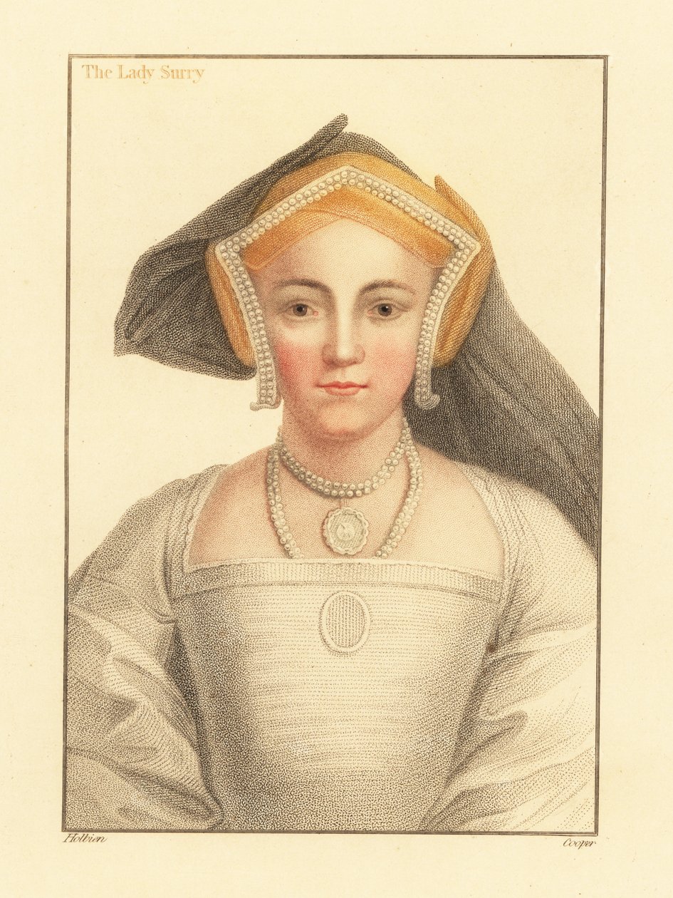 Frances Howard, Gräfin von Surrey von Hans (after) Holbein the Younger