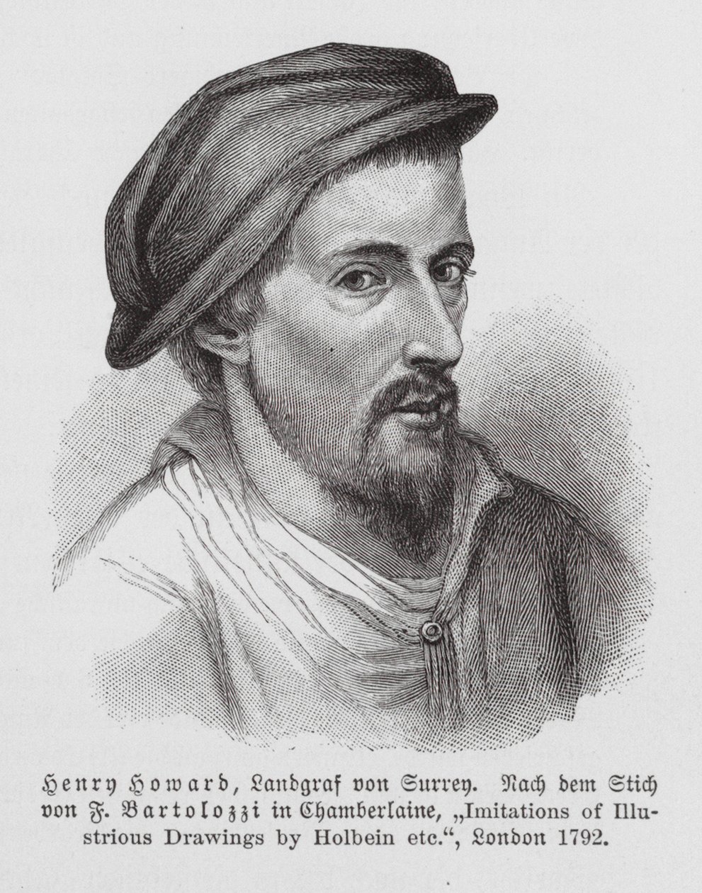 Henry Howard, Earl of Surrey, englischer Dichter von Hans (after) Holbein the Younger
