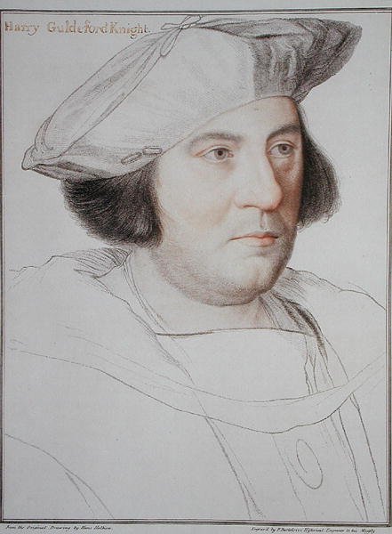 Porträt von Harry Guldeford (gest.1532) graviert von Francesco Bartolozzi (1727-1815) 1792 von Hans (after) Holbein the Younger