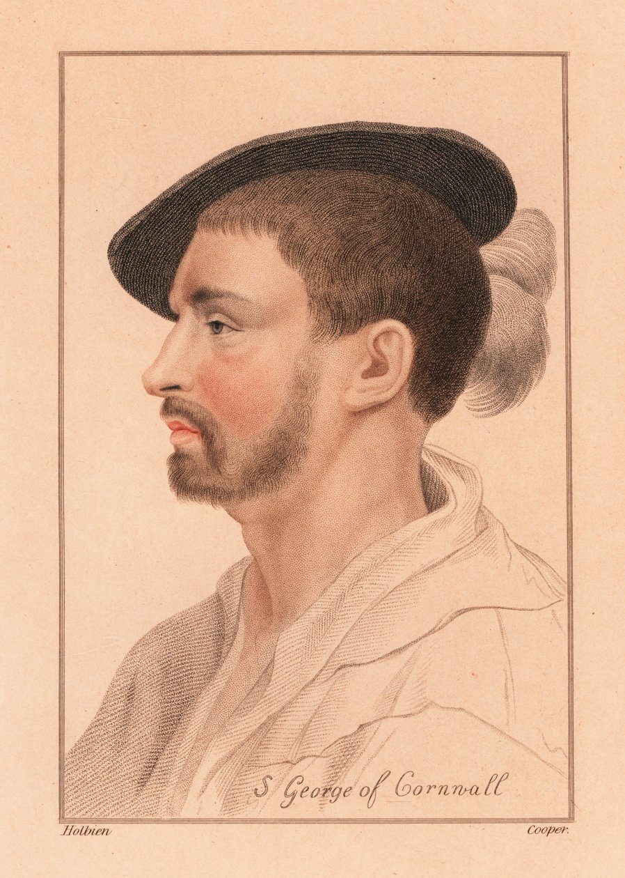 Simon George von Quocoute, Cornwall von Hans (after) Holbein the Younger